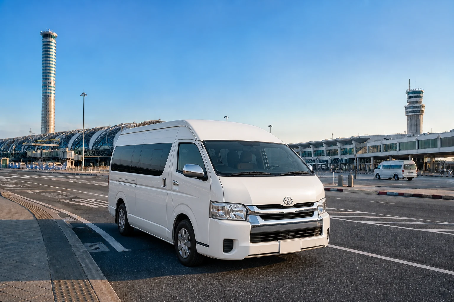 Private van pickup from Suvarnabhumi and Don Mueang airports