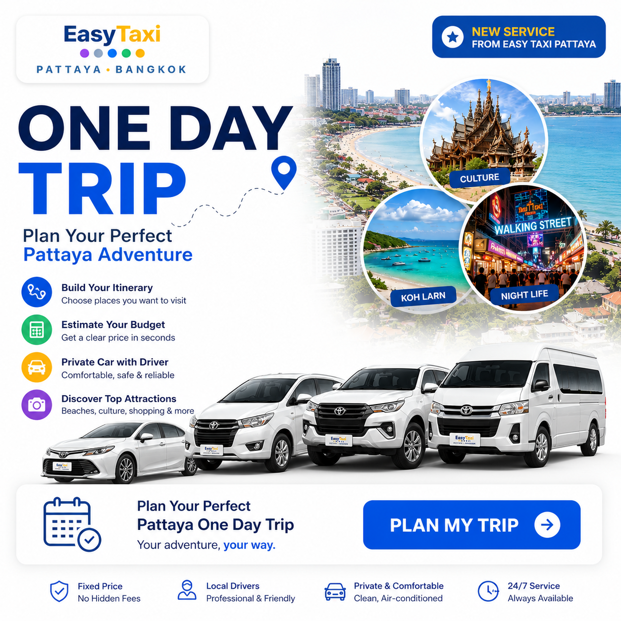 Easy Van Pattaya trip banner